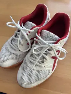 ASICS バレーボールシューズ ホワイト/レッド