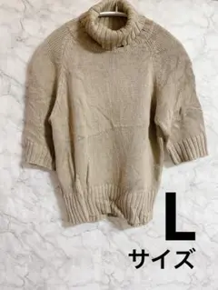 Ralph Lauren Sport 半袖ニット L 汚れなし　タートルネック