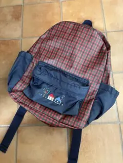 【新品未使用】familiarチェック柄 リュック 未使用品】familiar チェック柄リュック 4月21日までしばさん専用