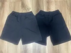 UNIQLO 140cm ドライ素材ハーフパンツ2枚セット