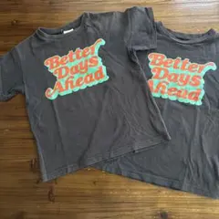 BREEZE 半袖Tシャツ　ブラック　２枚セット　双子