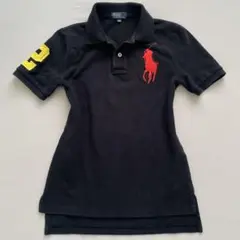 【美品】y2k 平成ギャル ラルフローレン ビックポニー ポロシャツ 140