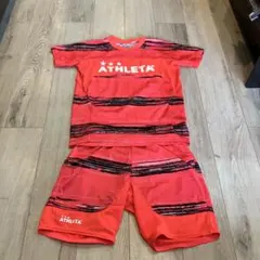 ATHLETA ストライプ Tシャツ ショーツ セットアップ　上150下160