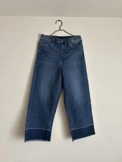 【未使用】ユニクロ ダークブルーワイドデニム ジーパン