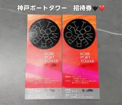 神戸ポートタワー 招待券 大人 2枚セットのサムネイル