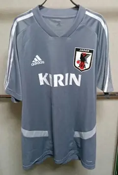 日本代表 KIRINロゴ／トレーニングトップ／グレー／TIRO19／L