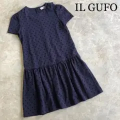 ★美品★ IL GUFO イルグッフォ リボン×フロッキードット ワンピース 4