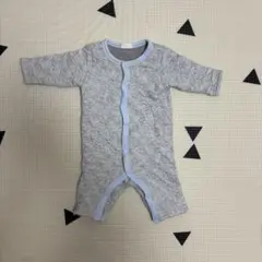 ベビーザらス グレー キルティングロンパース 70サイズ