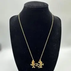 ミッキー ミニー ハートネックレス
