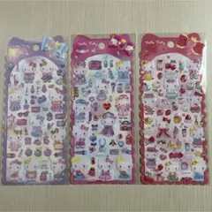 サンリオ キティ ラメ キャンディシール ぷっくりシール 【Lills19】3