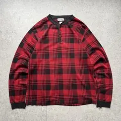 90s L.L.Bean エルエルビーン ヘンリーネック 長袖 Tシャツ 鹿子のサムネイル