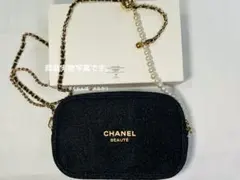 幸*マ様 CHANEL ノベルティ　ラメポーチ　ショルダーバッグ