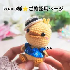 koaro様⭐ご確認用ページ