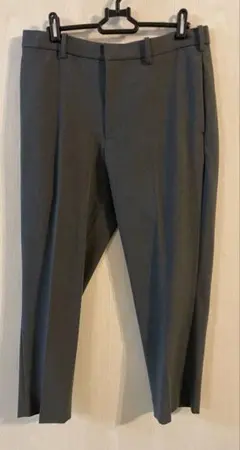 UNIQLO スマートアンクルパンツ2WAYストレッチ ウールライク　グレー