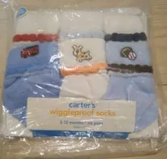 Carters 3-12months6足セット靴下（未開封）
