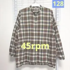 45rpm★men's長袖綿100%シャツポケット付き☆のサムネイル