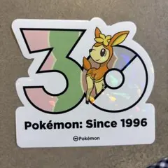 【韓国限定】ポケモン 30周年記念ステッカー　シキジカのサムネイル