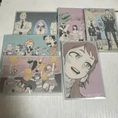 僕のヒーローアカデミア　原画展　メモリアルコレクション　６枚セット