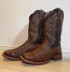 Ariat Broncy フルクイル オーストリッチ ウエスタンブーツ 美品のサムネイル