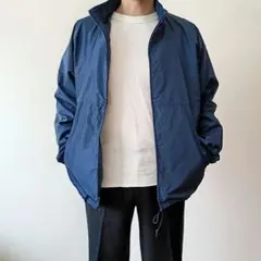 90s L.L.bean スタンドカラー ナイロンジャケット