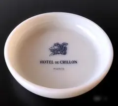 ホテルドクリヨン 小皿 OPALEX 仏製 C 同ホテル封筒付 60〜70年代 