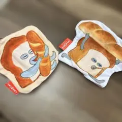 パンのキャラクター クッション型ポーチのサムネイル