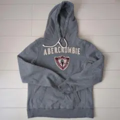 【古着】Abercrombie & Fitch グレーパーカー
