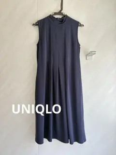 ユニクロ　ノースリーブワンピース