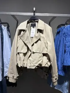 ZARA ザラ バルーン ショートトレンチ アウター Sサイズ