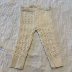 GAP ケーブルニット レギンス 6-12ヶ月 70㎝アイボリー