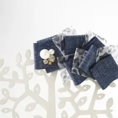 【815】デニム×GRレオパードバレッタ