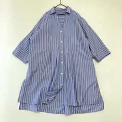 HUMAN WOMAN T.Yamai paris コラボ ストライプシャツのサムネイル
