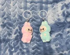 labubu めじるしアクセサリー 2点セット チャーム フィギュア