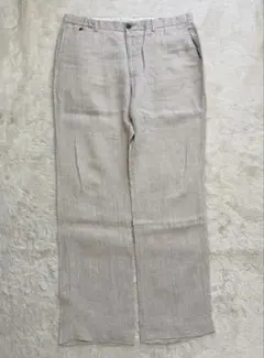 クローバル cloveru コンフォートリネンパンツNAVY M - メルカリ