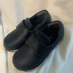 asics familiar ブラックフォーマルシューズ　16.5cm