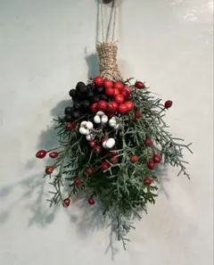 クリスマス　ミニスワッグ