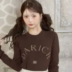 Darich ロゴニットトップス