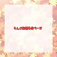 りんご飴様専用ページ