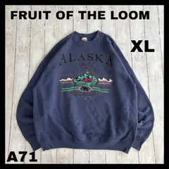 FRUIT OF THE LOOM スウェット ALASKA ブルー系 XLのサムネイル
