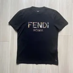 正規品・美品】FENDI フェンディ ブラック Tシャツ M イタリア製