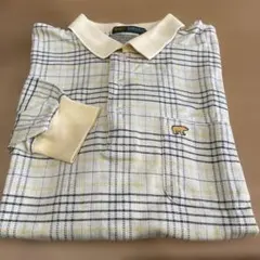 Golden Bear 長袖ポロシャツ　ロゴ刺繍入り　Ꮮ