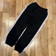 フリース裏地付きラインロングパンツ