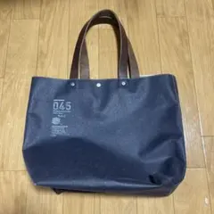 ダークブルー キャンバストートバッグ