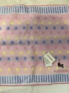 U.P renoma ドット柄タオルハンカチ