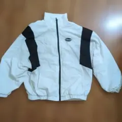 ナイロンジャケット ホワイト/ブラック