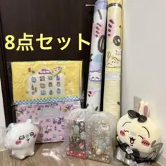 ちいかわセット　ラグマット2、レジカゴバック2、クリスマスツリー2、モモンガぬい