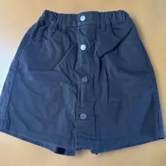 UNIQLOデニムミニスコート　ブラック130