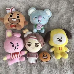 『BT21』ぬいぐるみ　一部除き各サイズ15㎝前後