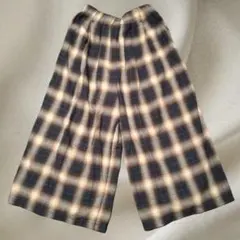 ネイビー ワイドパンツ