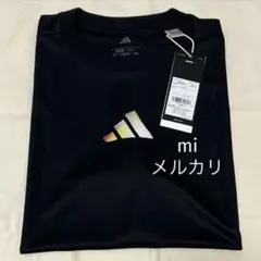 アディダス グラデーションポリTシャツ 半袖 ブラック Lサイズ